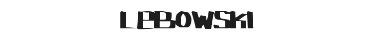 Lebowski Font Preview