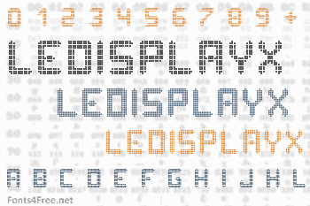 Ledisplayx Font