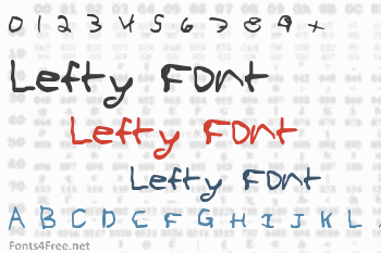 Lefty Font