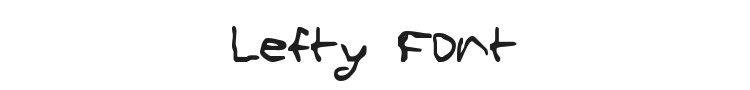 Lefty Font