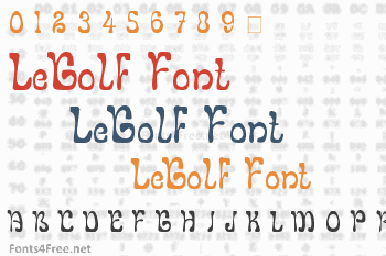 LeGolf Font