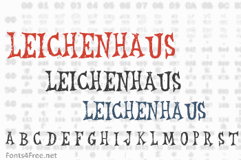 Leichenhaus Font