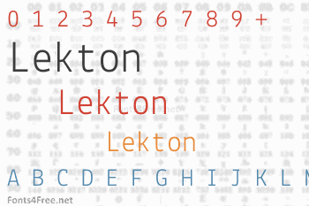 Lekton Font