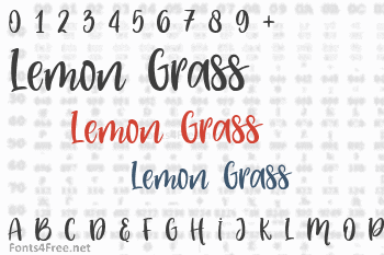 Lemon Grass Font