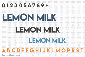 Lemon/Milk Font