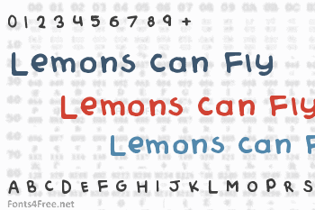 Lemons Can Fly Font