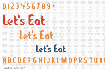 Let's Eat Font