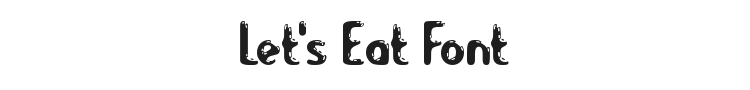 Let's Eat Font