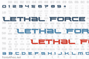 Lethal Force Font