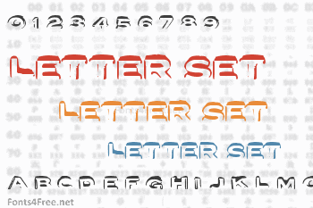 Letter Set Font