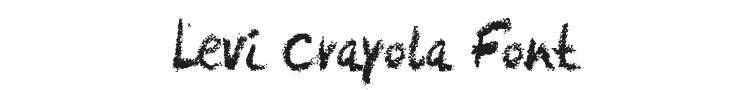 Levi Crayola Font Preview