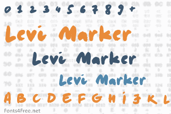 Levi Marker Font