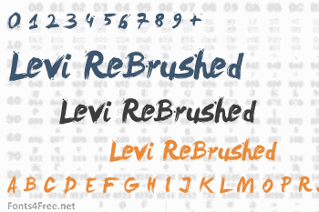 Levi ReBrushed Font
