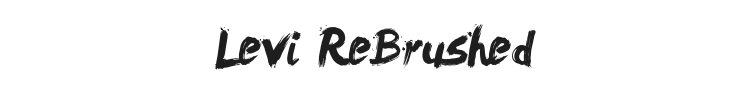 Levi ReBrushed Font