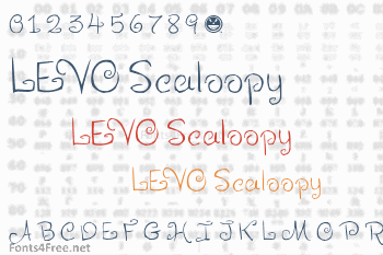 LEVO Scaloopy Font