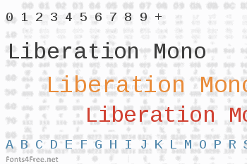 Liberation Mono Font