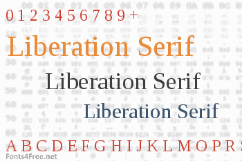 Liberation Serif Font