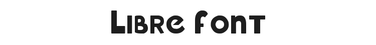 Libre Font Preview