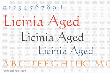 Licinia Aged Font