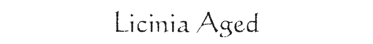 Licinia Aged Font