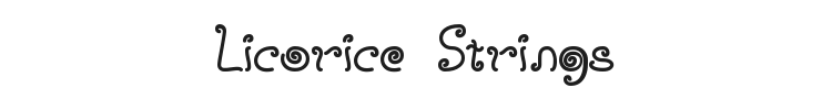 Licorice Strings Font