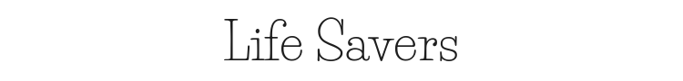 Life Savers Font Preview