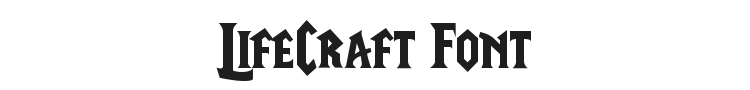 LifeCraft Font Preview