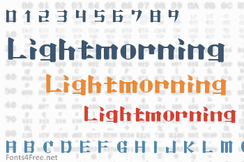 Lightmorning Font