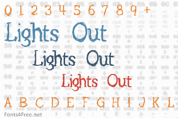 Lights Out Font