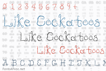 Like Cockatoos Font