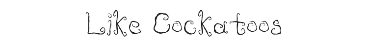 Like Cockatoos Font