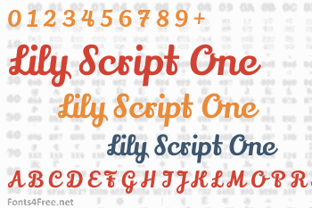 Lily Script One Font