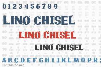 Lino Chisel Font