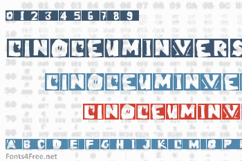 LinoLeumInvers Font