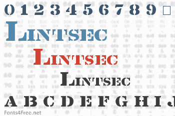 Lintsec Font