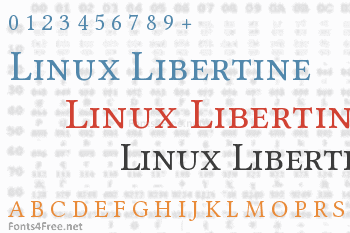 Linux Libertine Font