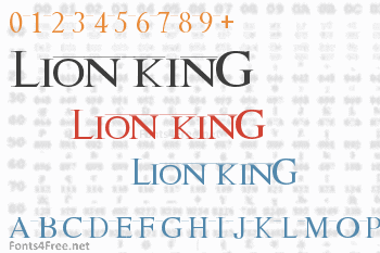 Lion King Font