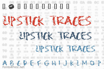 Lipstick Traces Font