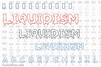 Liquidism Font