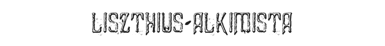 Liszthius-Alkimista Font