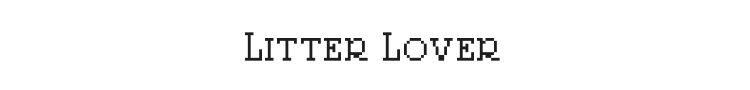 Litter Lover Font Preview