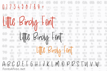 Little Birdy Font