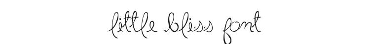 Little Bliss Font Preview