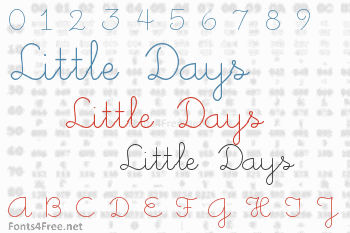 Little Days Font