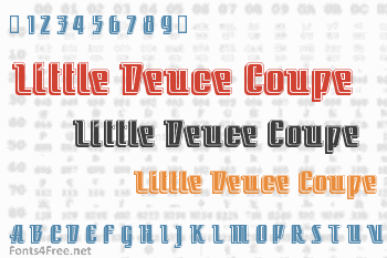 Little Deuce Coupe Font