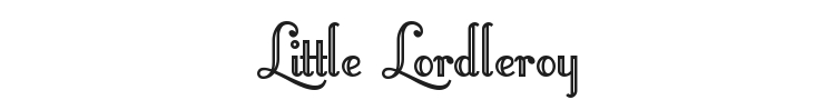 Little Lord Fontleroy Font