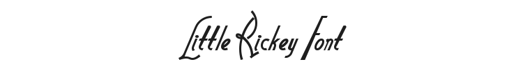 Little Rickey Font Preview