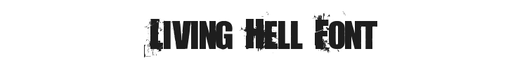 Living Hell Font Preview