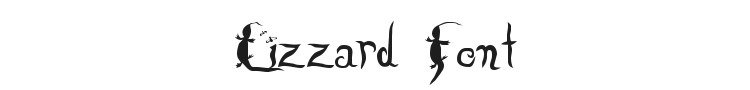 Lizzard Font Preview