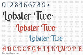 Lobster Two Font